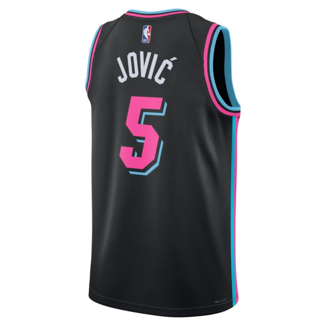 CAMISETA DE JUEGO CITY EDITION MIAMI HEAT - JOVIC