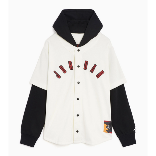 CAMISETA JORDAN MANGA LARGA CON CAPUCHA