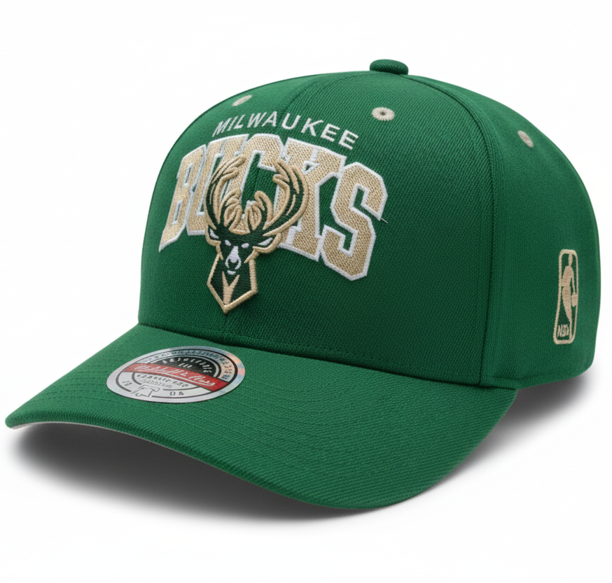 GORRA M&N MILWAUKEE BUCKS