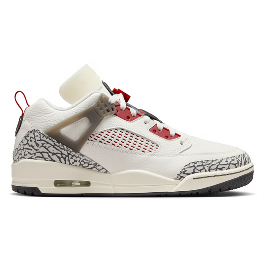 JORDAN SPIZIKE LOW "SAIL ANTHRACITE COCONUT MILK VARSITY RED"