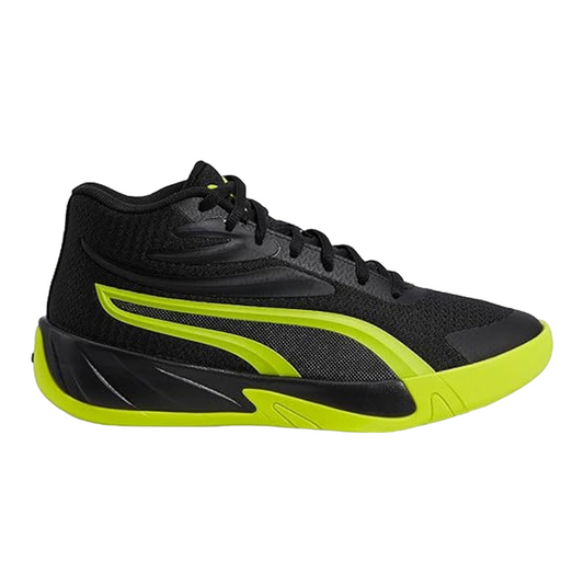 JUNIOR PUMA COURT PRO "BLACK ELECTRIC LIMA"