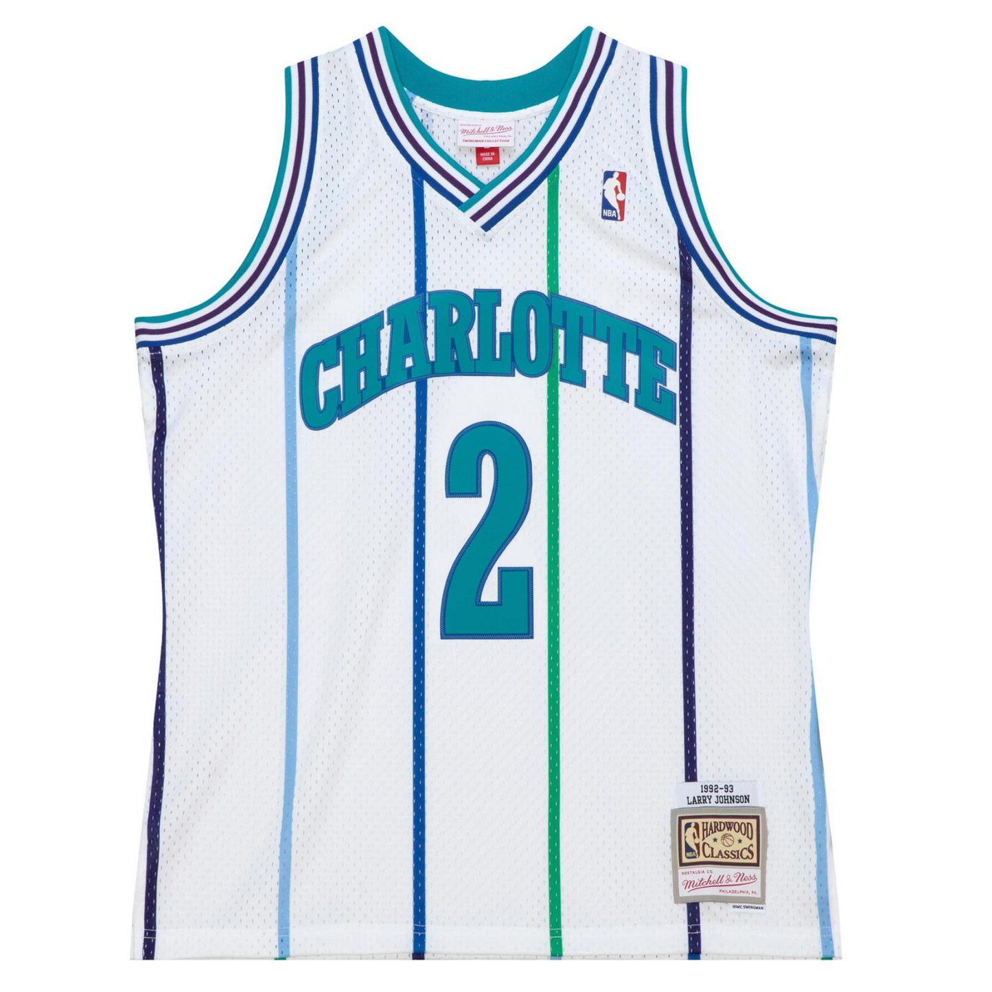M&N CHARLOTTE HORNETS - LARRY JOHNSON